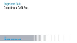 Decoding a CAN Bus