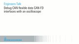 Debug CAN flexible data CAN-FD interfaces with an oscilloscope