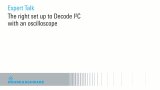 The right set up to Decode I²C with an oscilloscope