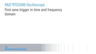First zone trigger in time and frequency domain