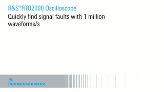 Quickly find signal faults with 1 million waveforms/s