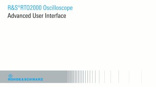 Advanced user interface 