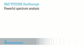 Powerful spectrum analysis