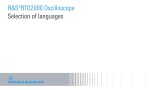 Selection of languages
