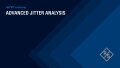 Análise de jitter avançada com osciloscópios da Rohde & Schwarz