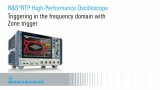 Triggering in frequency domain with zone trigger
