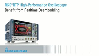 Deembedding oscilloscope software