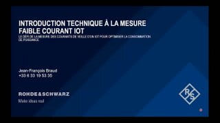 Introduction technique à la mesure de faible courant IoT