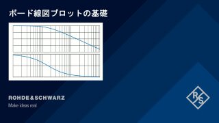 ボード線図プロットの基礎 