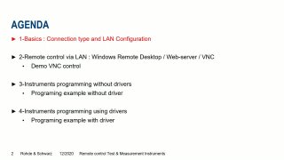 Comment piloter les équipements de mesures ?