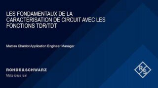 Les fondamentaux de la caractérisation de circuit avec les fonctions TDR/TDT