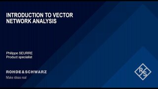 Introduction technique à l’analyse de réseaux vectorielle
