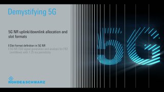 Demystifying 5G – How are slot formats defined in 5G NR? 