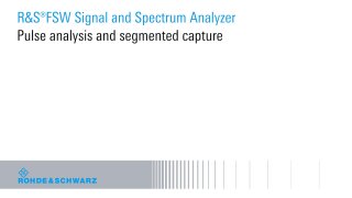 Pulse analysis and segmented capture