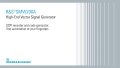 R&S®SMW200A – SCPI 레코더 및 코드 제너레이터