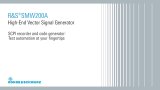 R&S®SMW200A - SCPI Recorder and Code Generator