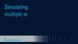 Simulating multiple emitters 